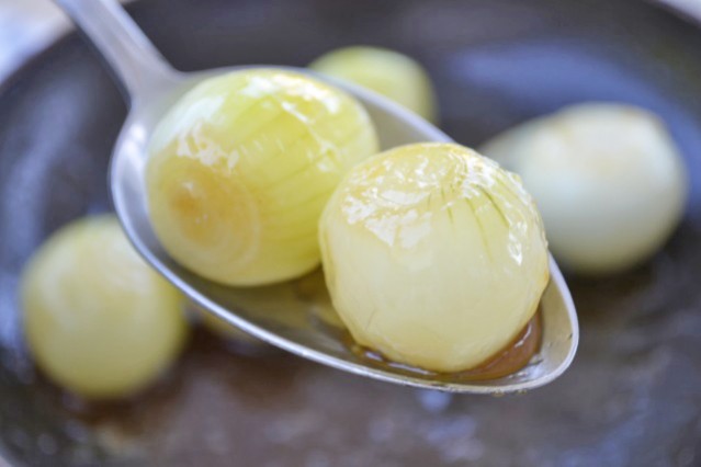 Glasierte Zwiebeln