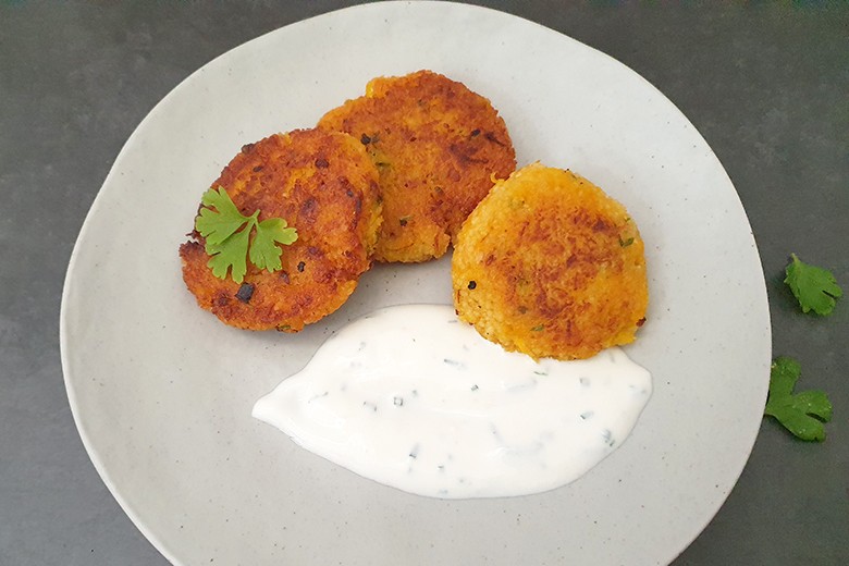 Couscous-Kürbis-Puffer