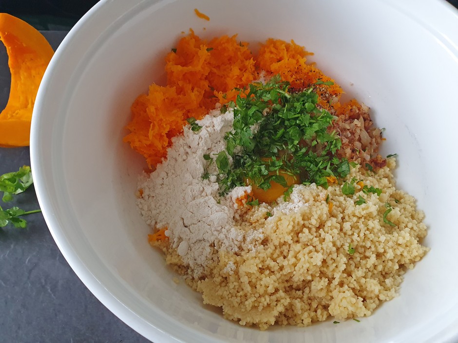 Couscous-Kürbis-Puffer