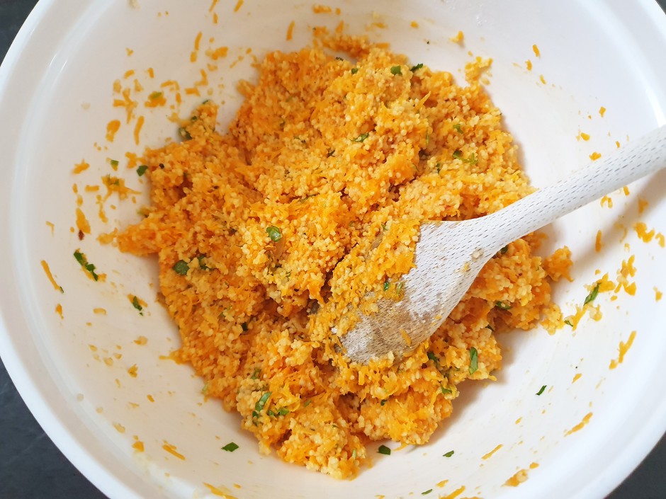 Couscous-Kürbis-Puffer