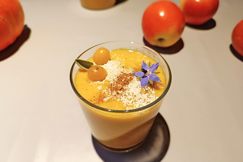 Apfel-Kürbis-Kokos Smoothie