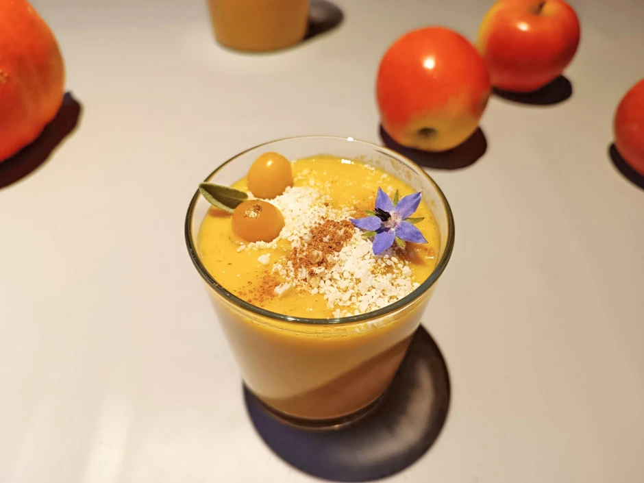 Apfel-K&uuml;rbis-Kokos Smoothie