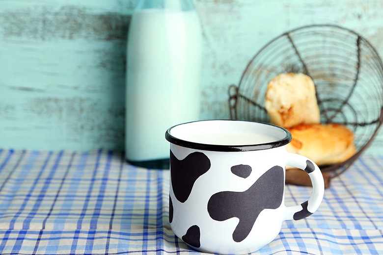 Heisse Gänsefingerkraut Milch