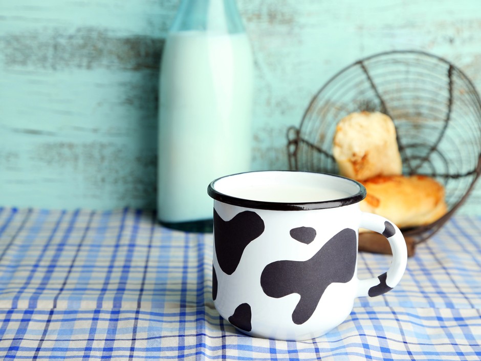 Heisse Gänsefingerkraut Milch