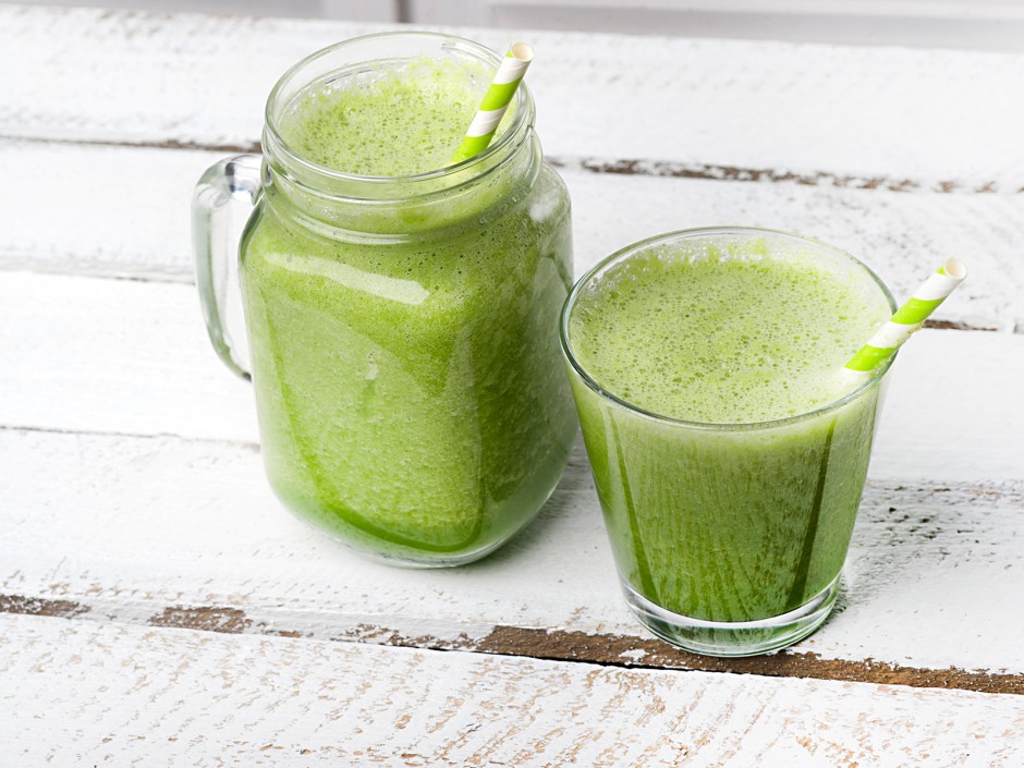 Grüner Smoothie mit Hirtentäschel