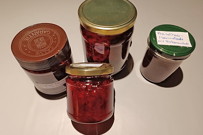 Preiselbeermarmelade mit Birkenzucker