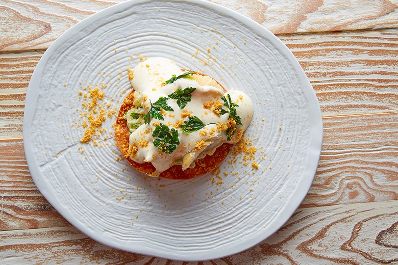 Ziegenkäse Espuma