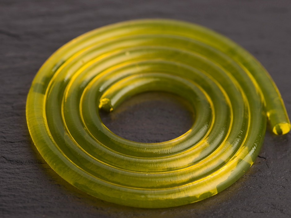 Gelierte Fruchtspaghetti