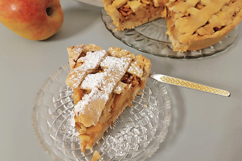 Apfel-Gitterkuchen