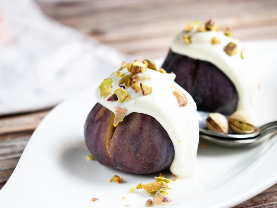 Feigen mit Pistaziencreme