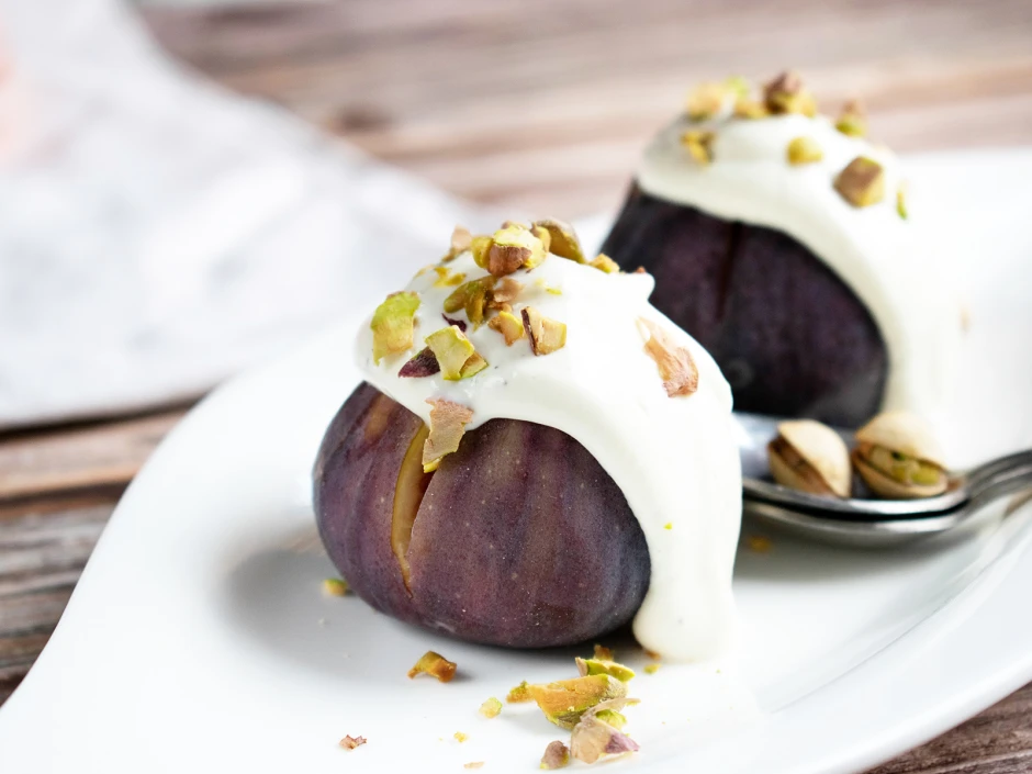 Feigen mit Pistaziencreme
