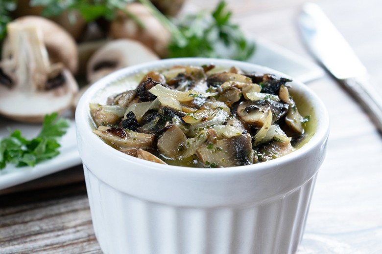 Champignon - Petersilien - Butter