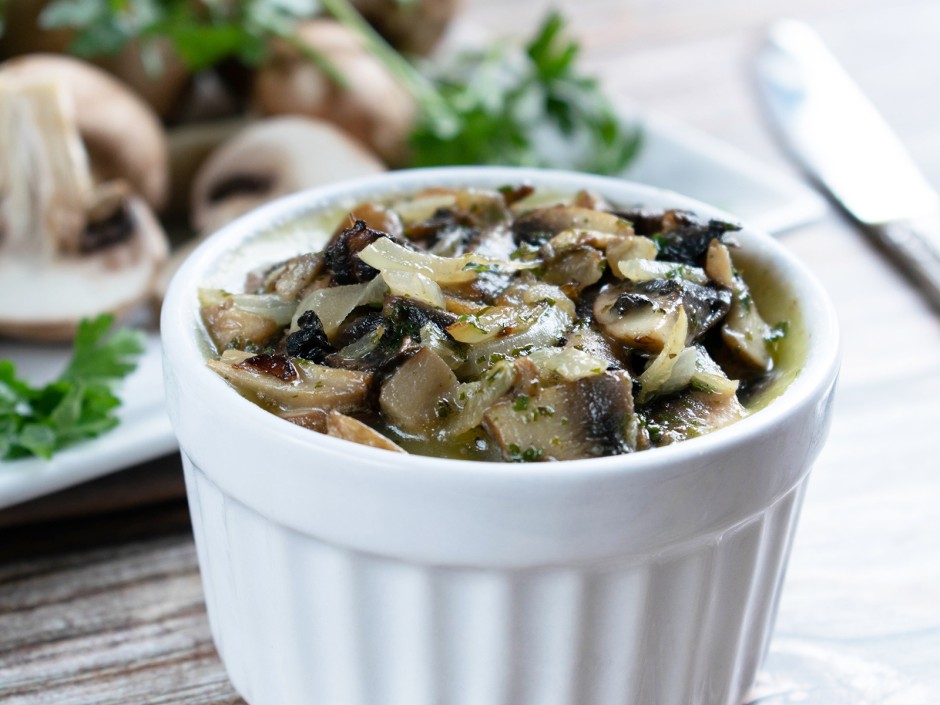 Champignon - Petersilien - Butter