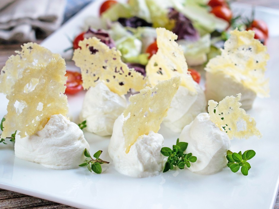 Frischkäse-Bällchen