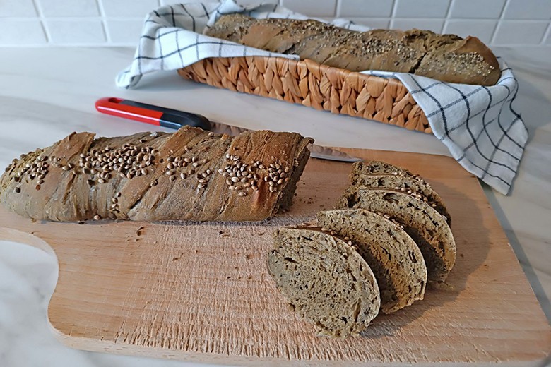 Hanfprotein Baguette ohne Germ