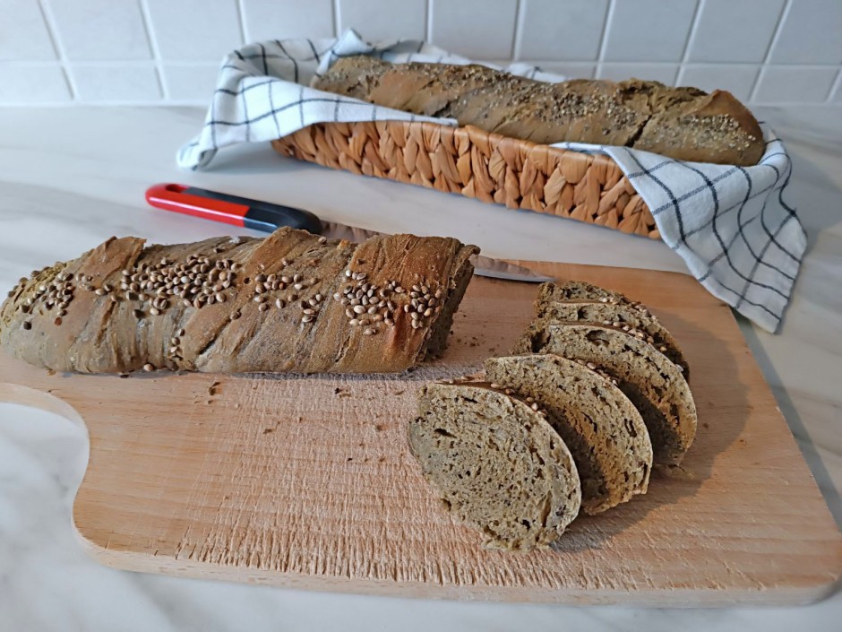 Hanfprotein Baguette ohne Germ