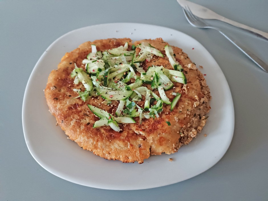 Haferflocken-Käse-Puffer