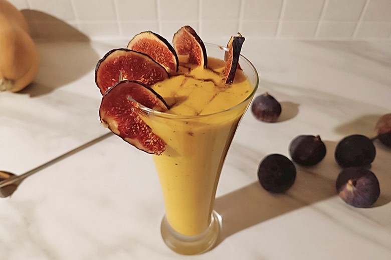 Kürbissmoothie mit Zimtsirup