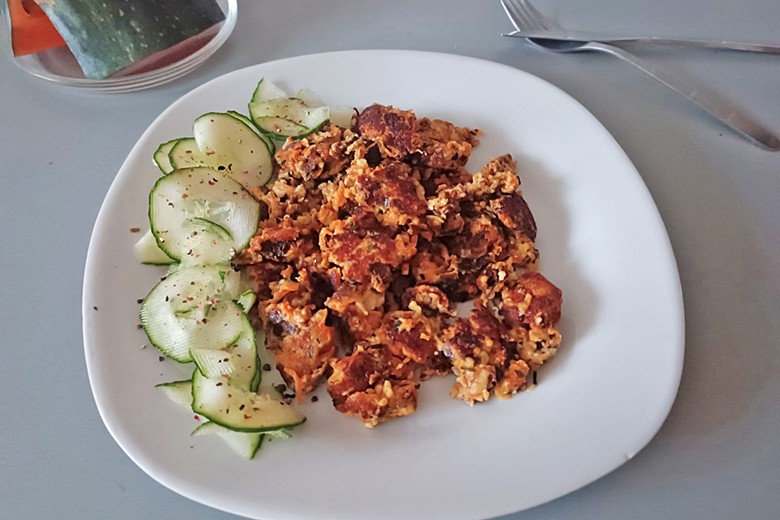 Pikanter Kürbisschmarrn