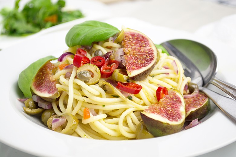 Spaghetti mit Feigen