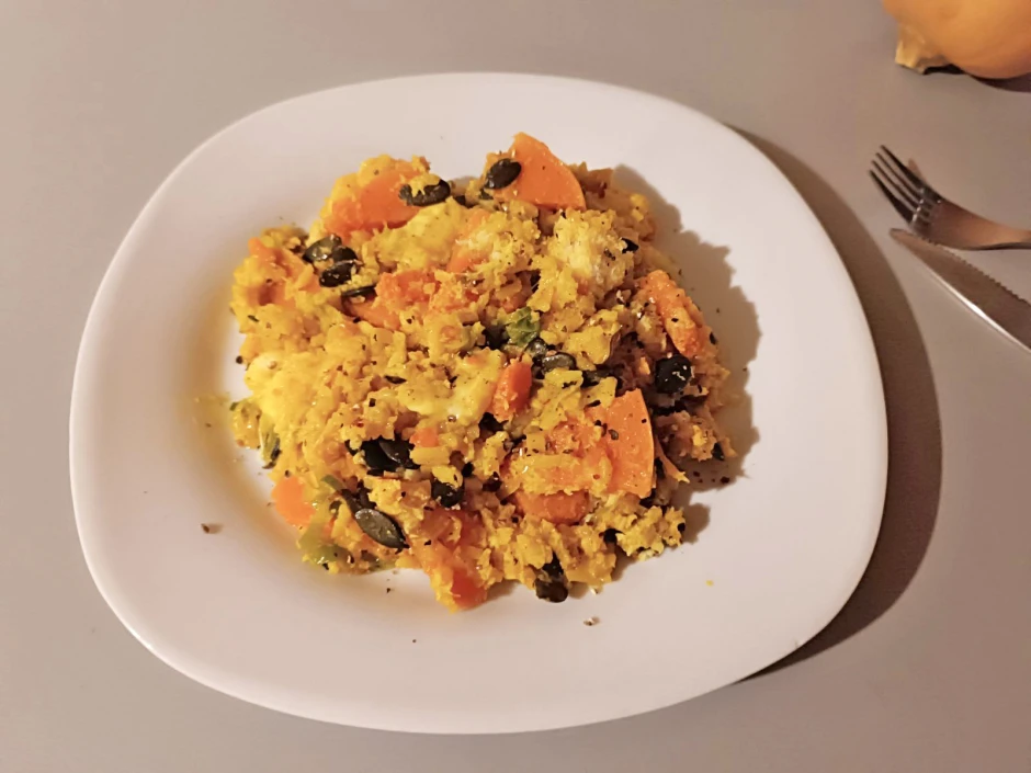 Kokos-K&uuml;rbisreis