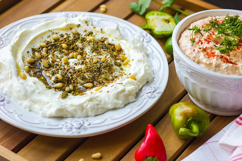 Labneh Creme mit Zaatar