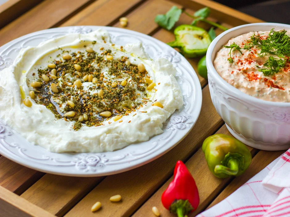 Labneh Creme mit Zaatar