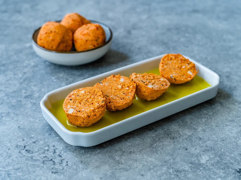 Pikante Topfen-Bällchen mit Zaatar