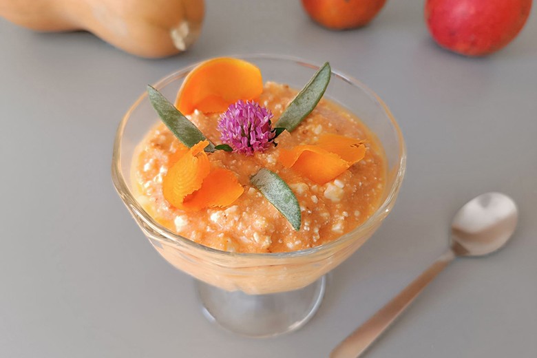 Kürbis-Topfen-Creme
