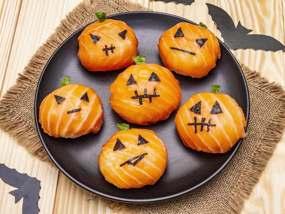 Halloween Jack O`Lantern Sushi