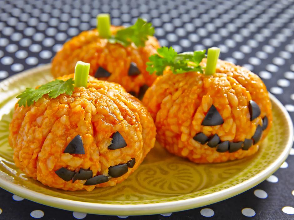 Halloween Reisbällchen