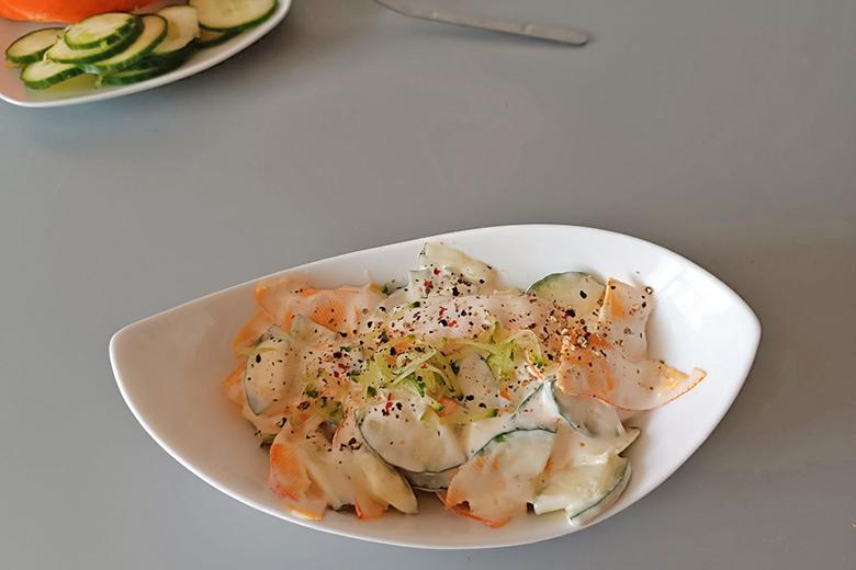 Gurken-Kürbis-Salat