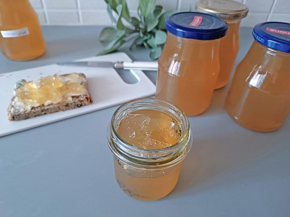 Salbeigelee mit Birkenzucker