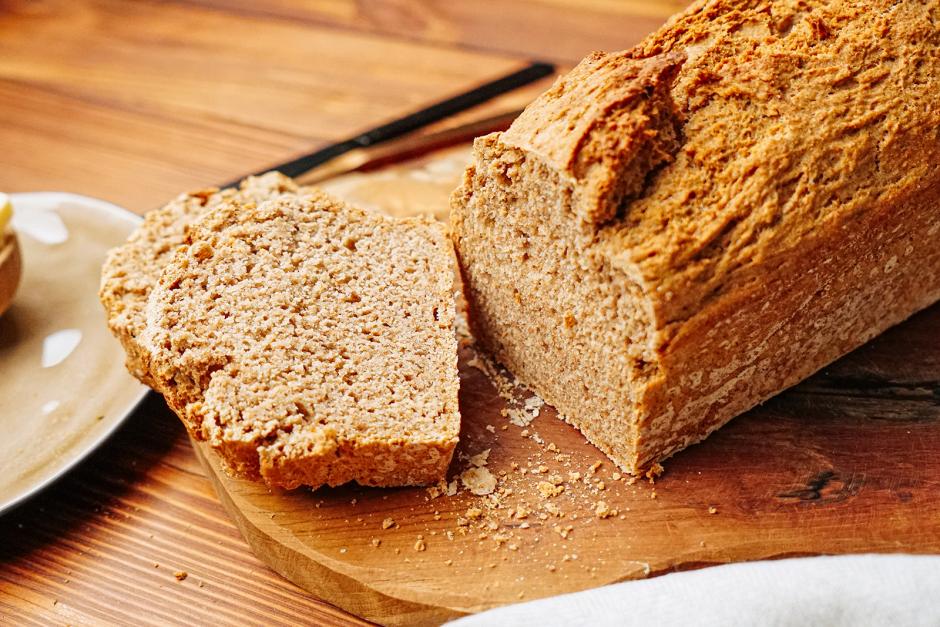 Dinkelbrot in Kastenform ohne Hefe