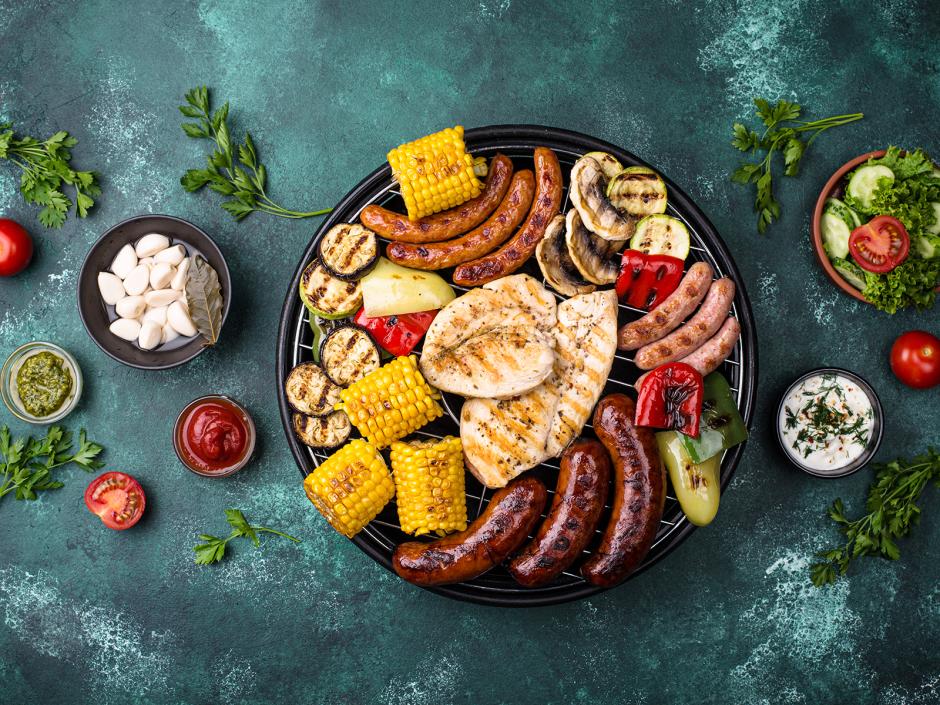 Gegrilltes Allerlei Low Carb