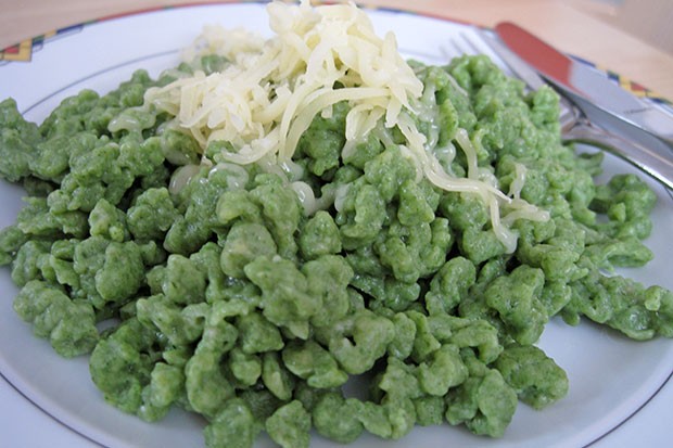 Spinatspätzle