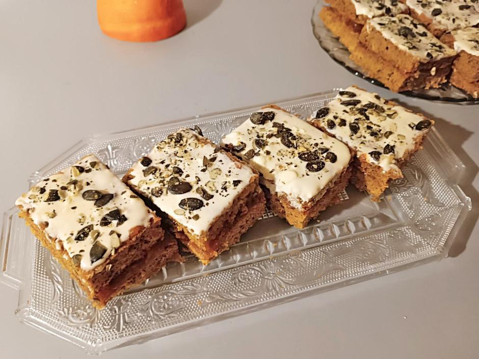 Kürbis-Blechkuchen
