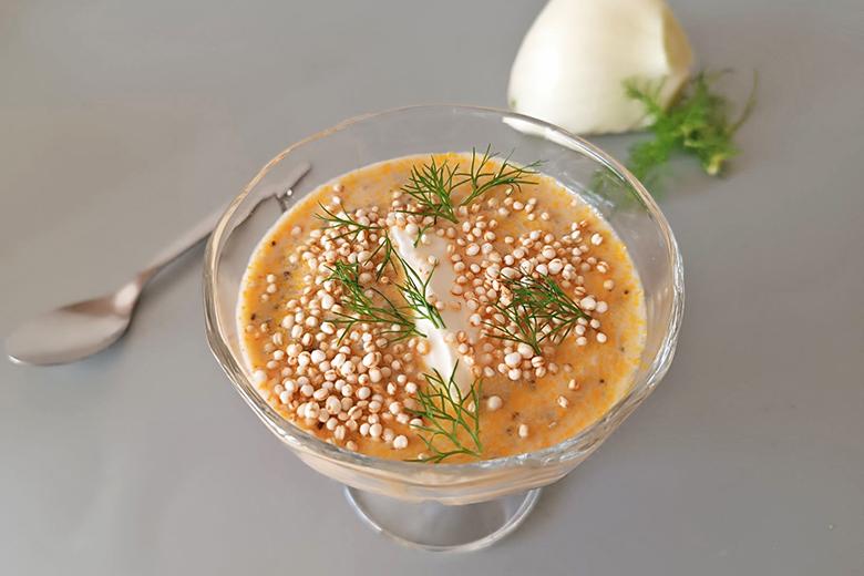 Cremiger Fenchel im Glas