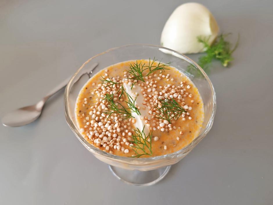 Cremiger Fenchel im Glas
