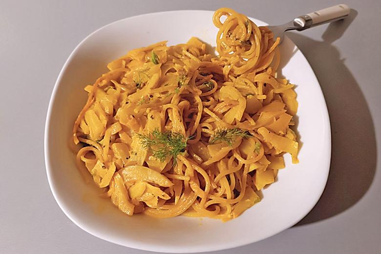 Pasta mit cremiger Fenchelsoße