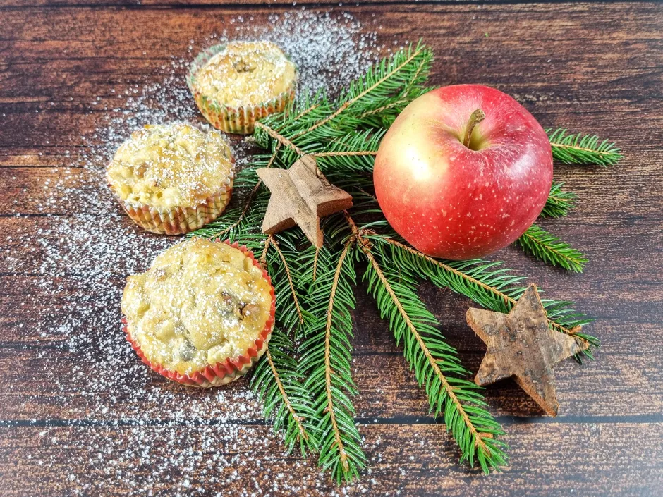 Bratapfel-Muffins