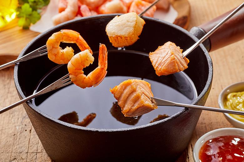 Fisch-Fondue