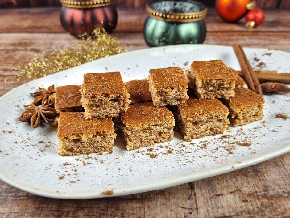 Blechlebkuchen ohne Ei