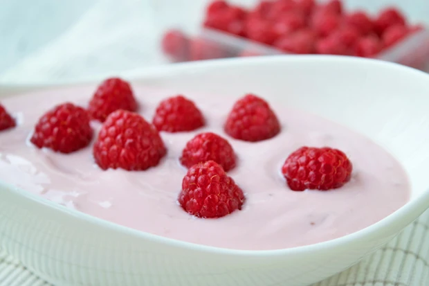 Topfen-Himbeer-Creme
