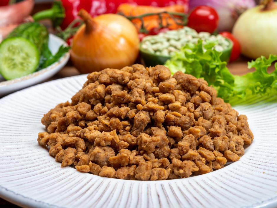 Veganes Faschiertes aus Bohnen