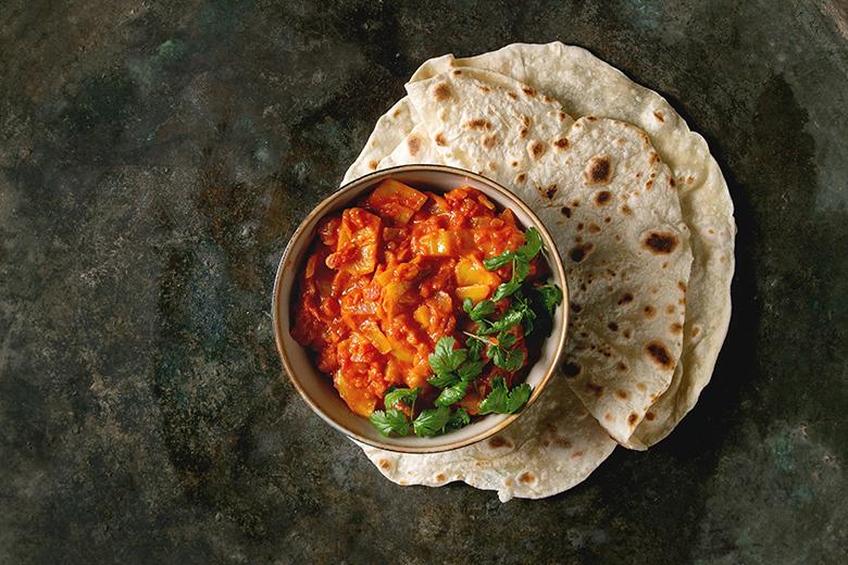 Veganes Jackfrucht-Curry