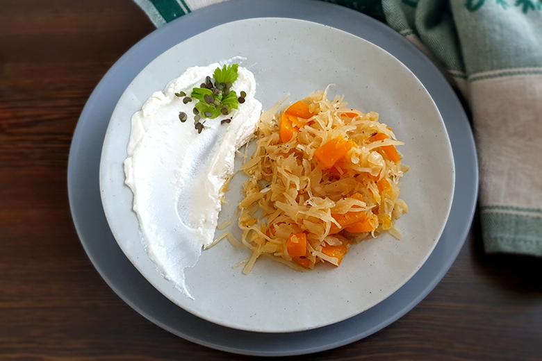 Burgenländisches Süsskraut mit Kürbis