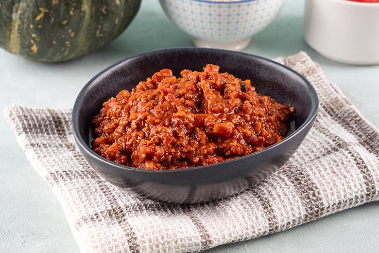 Vegane Kürbis-Bolognese
