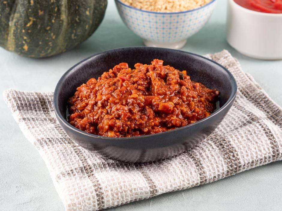 Vegane Kürbis-Bolognese
