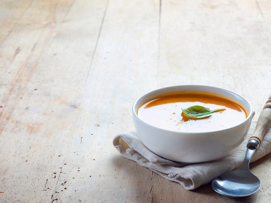 Kürbis-Tomatensuppe